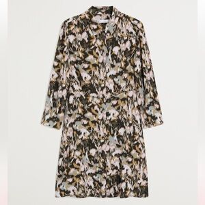 Mango Multicolor Long Sleeve Dress